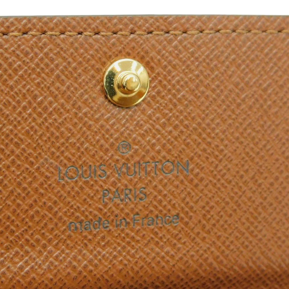 LOUIS VUITTON Multicles Monogram Canvas Key Case Wallet Hooks Brown